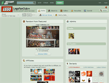 Tablet Screenshot of legofanclub.deviantart.com