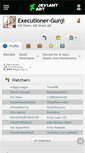 Mobile Screenshot of executioner-gunji.deviantart.com