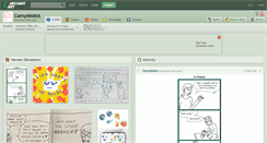 Desktop Screenshot of cornymistick.deviantart.com