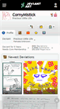 Mobile Screenshot of cornymistick.deviantart.com