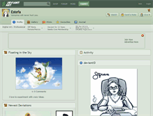 Tablet Screenshot of estefa.deviantart.com