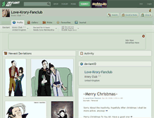 Tablet Screenshot of love-krory-fanclub.deviantart.com