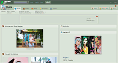 Desktop Screenshot of kiyara.deviantart.com