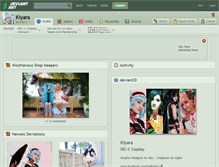 Tablet Screenshot of kiyara.deviantart.com