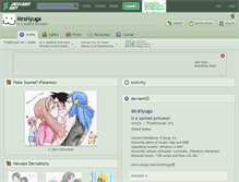 Tablet Screenshot of mrshyuga.deviantart.com