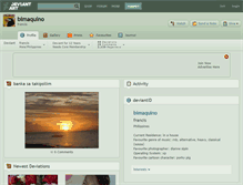 Tablet Screenshot of bimaquino.deviantart.com
