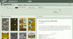 Desktop Screenshot of galactiweirdo.deviantart.com