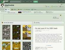 Tablet Screenshot of galactiweirdo.deviantart.com