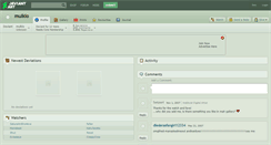 Desktop Screenshot of mulkio.deviantart.com