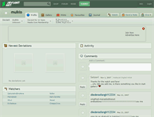 Tablet Screenshot of mulkio.deviantart.com