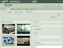 Tablet Screenshot of little-indian.deviantart.com