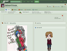 Tablet Screenshot of optional-princess.deviantart.com