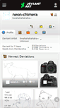 Mobile Screenshot of neon-chimera.deviantart.com