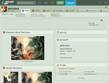 Tablet Screenshot of amiroteia.deviantart.com