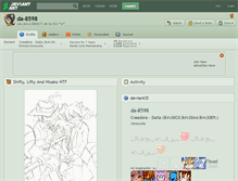 Tablet Screenshot of da-8598.deviantart.com