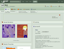 Tablet Screenshot of iskys.deviantart.com