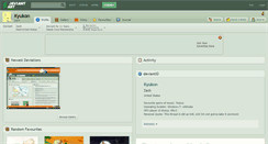 Desktop Screenshot of kyukon.deviantart.com