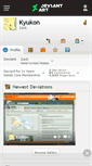 Mobile Screenshot of kyukon.deviantart.com