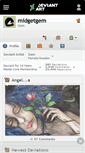 Mobile Screenshot of midgetgem.deviantart.com