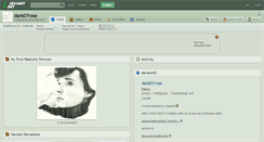 Desktop Screenshot of dark07rose.deviantart.com