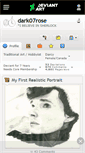 Mobile Screenshot of dark07rose.deviantart.com