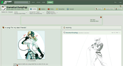 Desktop Screenshot of dramatical-dumplings.deviantart.com