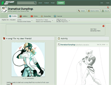 Tablet Screenshot of dramatical-dumplings.deviantart.com