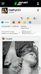 Mobile Screenshot of mathys33.deviantart.com