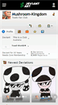Mobile Screenshot of mushroom-kingdom.deviantart.com