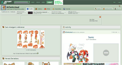 Desktop Screenshot of mrsoniccloud.deviantart.com
