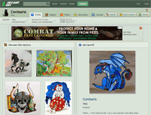 Tablet Screenshot of comisario.deviantart.com