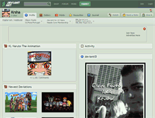 Tablet Screenshot of krsha.deviantart.com