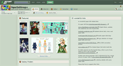 Desktop Screenshot of paperdollgroup.deviantart.com