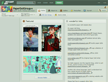 Tablet Screenshot of paperdollgroup.deviantart.com