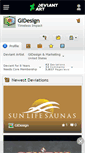 Mobile Screenshot of gidesign.deviantart.com