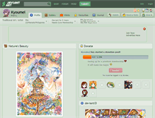 Tablet Screenshot of kyoumei.deviantart.com