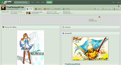 Desktop Screenshot of finalfantasyiiiclub.deviantart.com