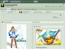 Tablet Screenshot of finalfantasyiiiclub.deviantart.com