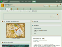 Tablet Screenshot of coloridelsud.deviantart.com