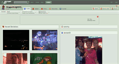 Desktop Screenshot of dragonknightvq.deviantart.com