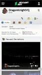 Mobile Screenshot of dragonknightvq.deviantart.com