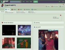 Tablet Screenshot of dragonknightvq.deviantart.com