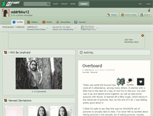 Tablet Screenshot of oddrikku12.deviantart.com