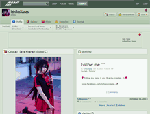 Tablet Screenshot of ichikoxares.deviantart.com