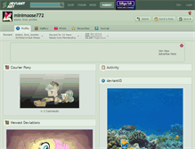 Tablet Screenshot of minimoose772.deviantart.com