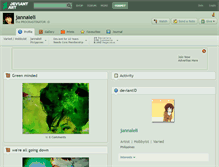 Tablet Screenshot of jannaleli.deviantart.com