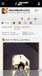 Mobile Screenshot of mionebookworm.deviantart.com