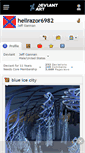 Mobile Screenshot of hellrazor6982.deviantart.com