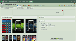Desktop Screenshot of itouchphone-group.deviantart.com