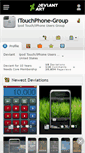 Mobile Screenshot of itouchphone-group.deviantart.com